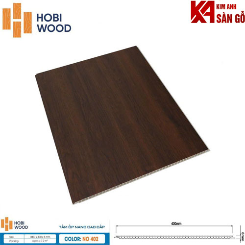 Tấm Ốp Tường Nano Hobi wood NO 402